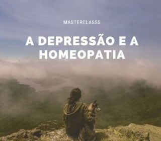 capa de curso de homeopatia e depressão