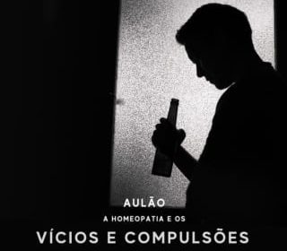 capa de curso de homeopatia e vícios